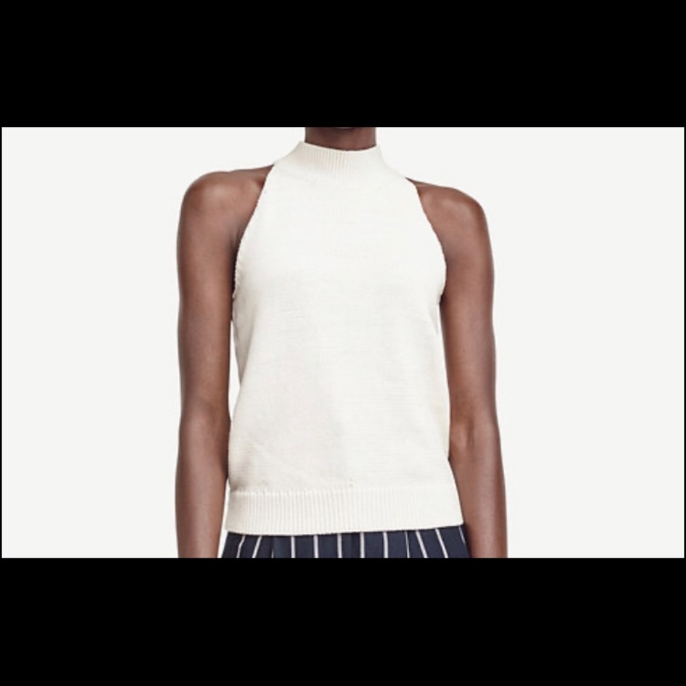Ann Taylor petite knit halter top
